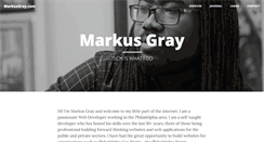 Desktop Screenshot of markusgray.com