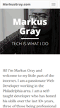 Mobile Screenshot of markusgray.com